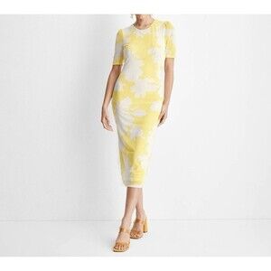 Future Collective Gabriella Karefa Johnson dress Floral Mesh Yellow XXL